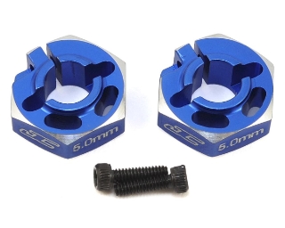 Picture of JConcepts B6/B6D 5.0mm Aluminum Lightweight Clamping Wheel Hex (2) (Blue)