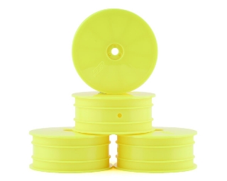 Picture of Jconcepts 12mm Hex Mono 2.2 4WD Front Buggy Wheels (4) (Yellow)