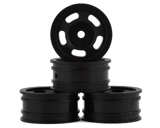 Picture of JConcepts Axial SCX24 Glide 1.0" 1/24 Crawler Wheels (Black) (4)