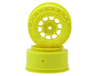 Picture of Jconcepts 12mm Hex Hazard Short Course Wheels (Yellow) (2) (TEN-SCTE)