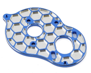 Picture of JConcepts Associated B6 'Honeycomb' 3 Gear Standup Motor Plate (Blue)
