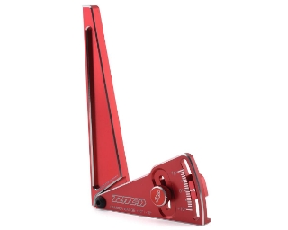 Picture of JConcepts Aluminum RM2 1/8 Camber Gauge (120mm) (Red)