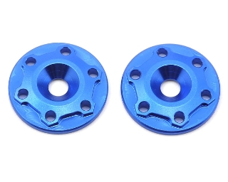 Picture of JConcepts Aluminum B6/B6D "Finnisher" Wing Buttons (Blue) (2)