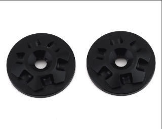 Picture of JConcepts Aluminum RM2 Clover Wing Button (Black) (2)