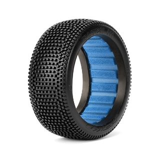 Picture of JetKO Tires Block In 1/8 Buggy Tires, Super Soft with Inserts (Blue Grey) (2)