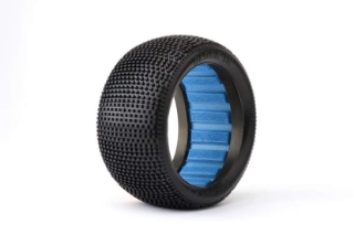 Picture of JetKO Tires Block In 1/8 Truggy Tires, Medium Soft, with Inserts (Blue Grey) (2)
