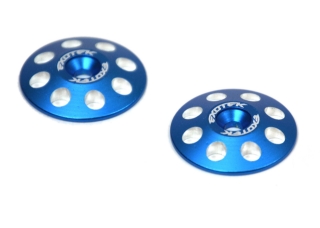 Picture of 1/8 Buggy XL Wing Buttons, 22mm (2), Blue