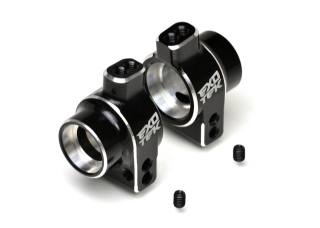 Picture of 22S Rear HD Hub Set, (1pr) 7075 Aluminum, Black and Silver