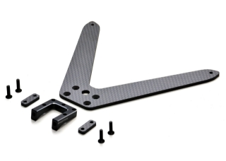 Picture of 22S Pro Rear Body Mount Set, Alloy and Carbon Fiber