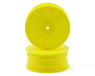 Picture of Yokomo 12mm Hex 1/10 4WD Front Buggy Wheels (Yellow) (2) (YZ-4/B-MAX4)