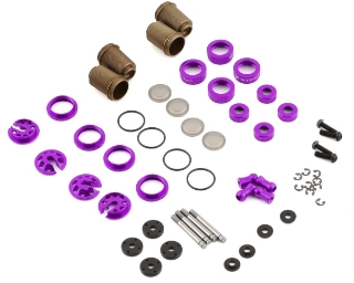 Picture of Yokomo YD-2 Super Low Friction Aluminum Big Bore Shock Set (Purple)