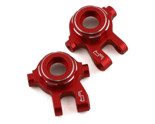 Picture of Yeah Racing Traxxas TRX-4M Aluminum Steering Knuckles (Red) (2)