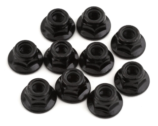 Picture of Tekno RC 5mm Flanged Locknuts (Black) (10)