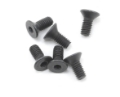 Picture of Team Associated 2.5x0.45x6mm Flat Head Hex Screw (6)