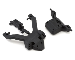 Picture of Team Associated RC10B6.4 Factory Team Angled Top Plate & Ballstud Mount (Carbon)