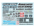 Picture of Team Associated AE Branding Decal Sheet