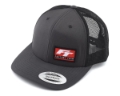 Picture of Team Associated Factory Team Logo "Curved Bill" Trucker Hat (Black/Grey) (One Size Fits Most)