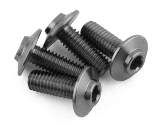 Picture of 1UP Racing Titanium Pro Duty Lockdown Head Screws (4) (3x8mm)