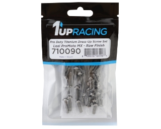 Picture of 1UP Racing Losi ProMoto Pro Duty Titanium Dress-Up Screw Set (Raw Finnish)