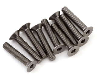 Picture of 1UP Racing Titanium Pro Duty Flat Head Screws (10) (3x16mm)