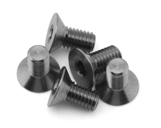 Picture of 1UP Racing Titanium Pro Duty Flat Head Screws (5) (3x6mm)