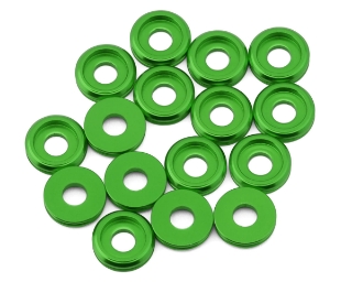 Picture of Team Brood 3mm 6061 Aluminum Button Head Washer (Green) (16)