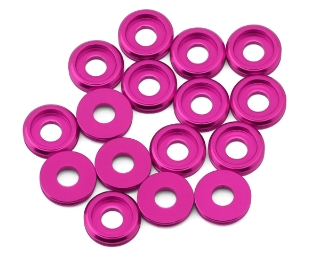 Picture of Team Brood 3mm 6061 Aluminum Button Head Washer (Pink) (16)