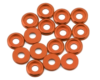 Picture of Team Brood 3mm 6061 Aluminum Button Head Washer (Orange) (16)