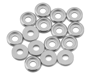 Picture of Team Brood 3mm 6061 Aluminum Button Head Washer (Silver) (16)