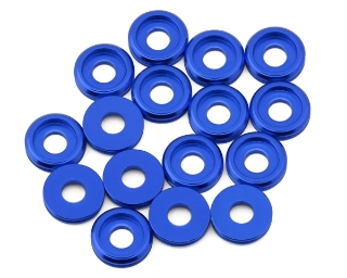 Picture of Team Brood 3mm 6061 Aluminum Button Head Washer (Blue) (16)