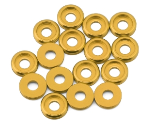 Picture of Team Brood 3mm 6061 Aluminum Button Head Washer (Yellow) (16)