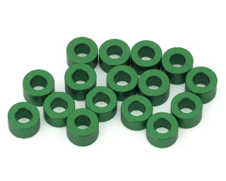 Picture of Team Brood 3x6mm 6061 Aluminum Ball Stud Washers Extra Large Kit (Green) (16)