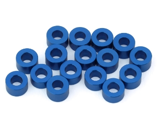 Picture of Team Brood 3x6mm 6061 Aluminum Ball Stud Washers Extra Large Kit (Blue) (16)