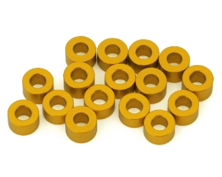 Picture of Team Brood 3x6mm 6061 Aluminum Ball Stud Washers Extra Large Kit (Yellow) (16)