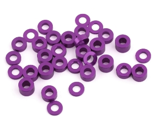 Picture of Team Brood 3x6mm 6061 Aluminum Ball Stud Washer Full Kit (Purple) (32)