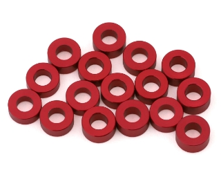Picture of Team Brood 3x6mm 6061 Aluminum Ball Stud Washers Large Kit (Red) (16)