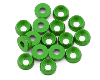 Picture of Team Brood 3mm 6061 Aluminum Cap Head Washer (Green) (16)