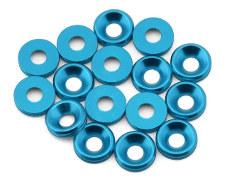 Picture of Team Brood 3mm 6061 Aluminum Countersunk Washer (Light Blue) (16)