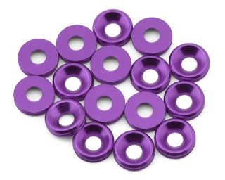 Picture of Team Brood 3mm 6061 Aluminum Countersunk Washer (Purple) (16)