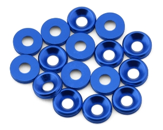Picture of Team Brood 3mm 6061 Aluminum Countersunk Washer (Blue) (16)