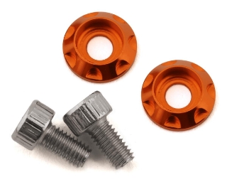 Picture of Team Brood M3 Motor Washer Heatsink w/Screws (Orange) (2) (6mm)