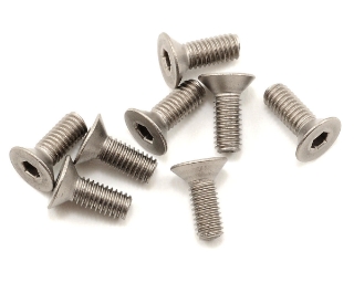 Picture of Kyosho 3x8mm Titanium Flat Head Hex Screw (8)