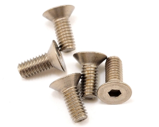 Picture of Kyosho 4x10mm Titanium Flat Head Hex Screw (5)