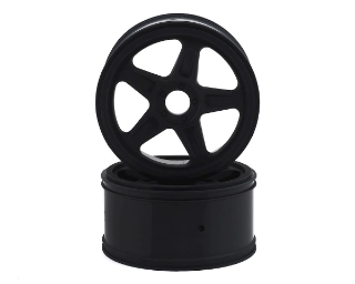 Picture of Kyosho GT2 5-Spoke Wheel (Black) (2) (Use w/KYOIGT004)