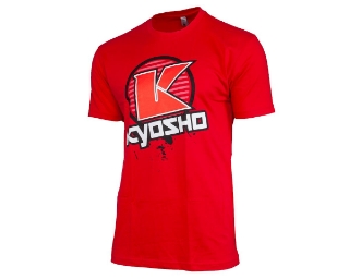 Picture of Kyosho "K Circle" Short Sleeve T-Shirt (Red) (2XL)