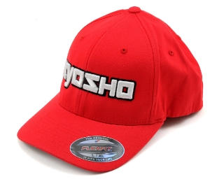 Picture of Kyosho "3D" Flexfit Hat (Red) (L/XL)