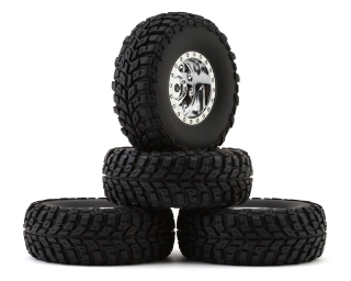 Picture of Element RC Enduro12 Pre-Mounted Tires (Chrome) (4)