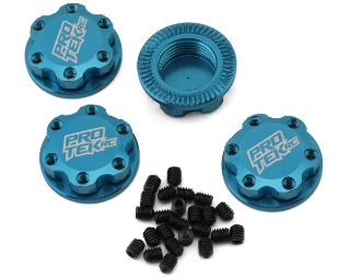 Picture of ProTek RC 17mm Captured & Knurled Magnetic Wheel Nuts (4) (Blue)