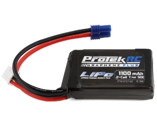 Picture of ProTek RC 2S 50C 1100mAh Losi Mini T/B & JRX2 LiPo Battery w/EC2 Connector