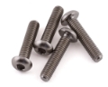 Picture of ProTek RC 3x15mm "Grade 5" Titanium Button Head Hex Screw (4)